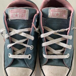 Converse Kids Sneakers - Teal and Pink